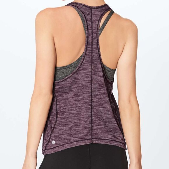 NWOT Lululemon Train Times Tank Heathered Dark Adobe size 4 - Picture 1 of 5